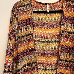 Colorful Geo Print Cover-Up | Duster